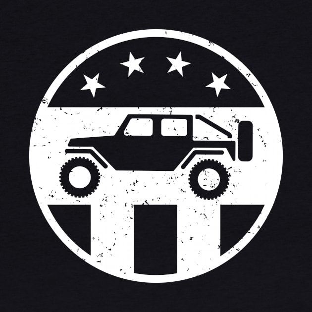 Patriotic Off Road 4wd Logo by hobrath